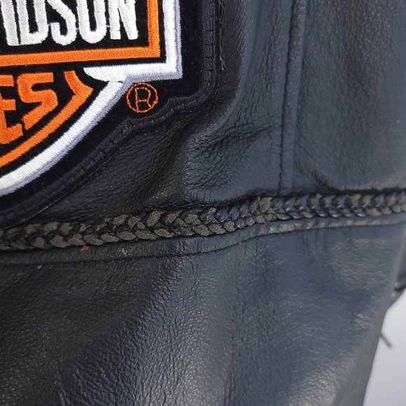 Bikers Dream Apparel Leather Vest Buffalo Nickel Snaps Pins Patches Men's 4XL - Picture 11 of 16